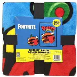 NWT Fortnite Blanket & Throw Set
